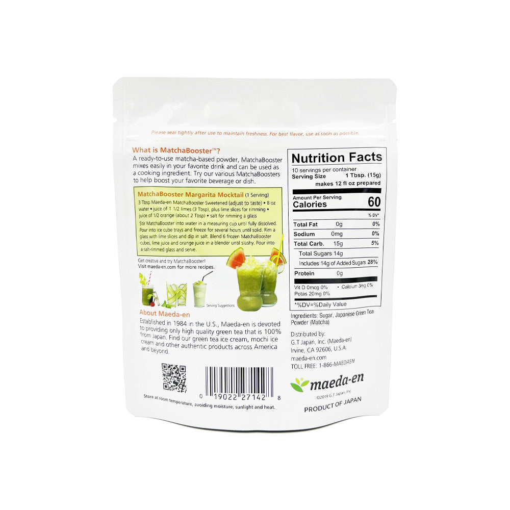 MatchaBooster Sweetened