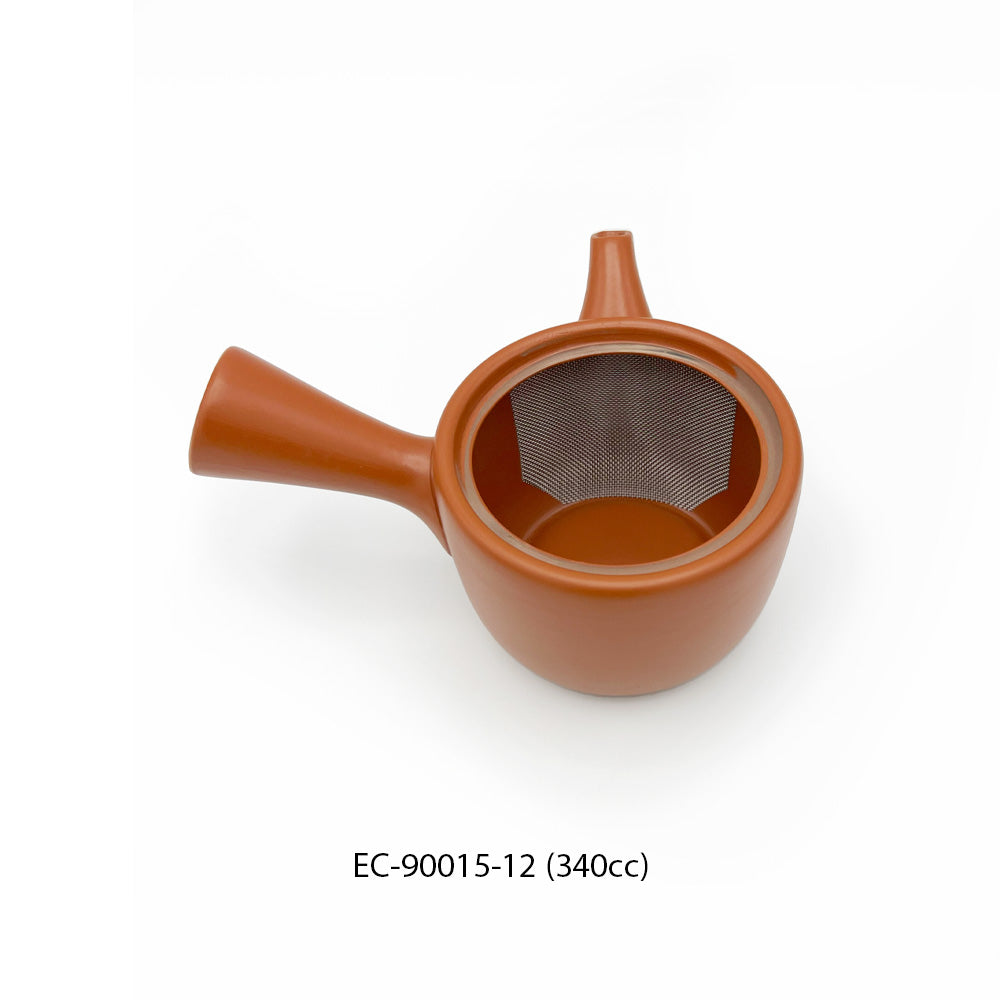 Teapot with Strainer Tokoname Style (10.8oz, 11.5oz, 12.2oz, 12.8oz)