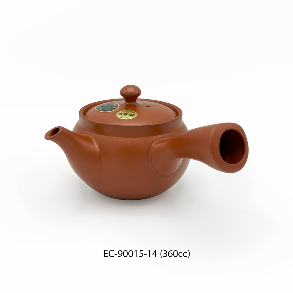 Teapot with Strainer Tokoname Style (10.8oz, 11.5oz, 12.2oz, 12.8oz)
