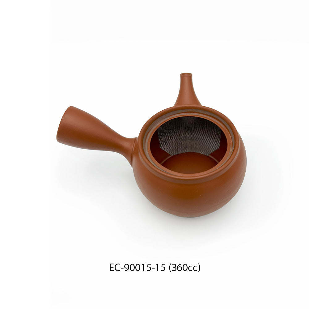 Teapot with Strainer Tokoname Style (10.8oz, 11.5oz, 12.2oz, 12.8oz)