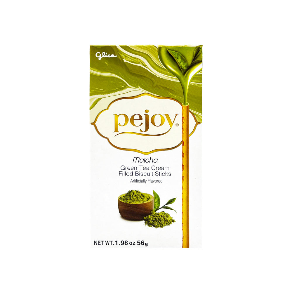 Glico Pejoy, Matcha Green Tea Cream Filled Biscuit Sticks