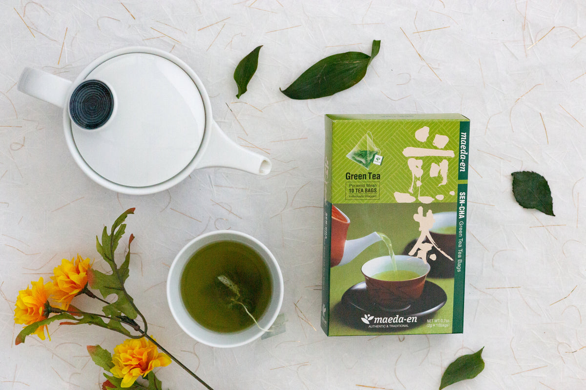 Premium Sen-cha Green Tea Tea Bags (10bags) – maeda-en