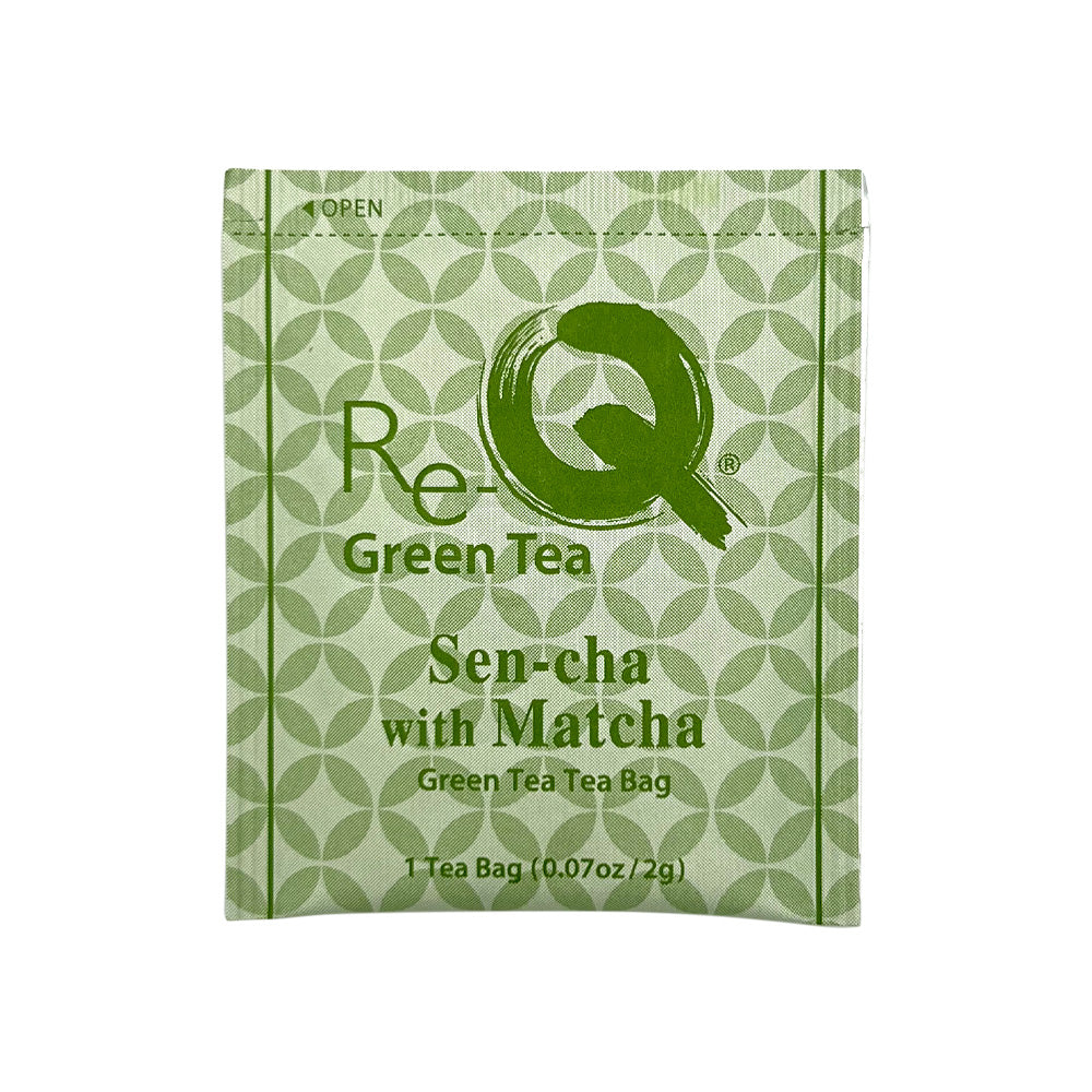 Re-Q Sen-cha with Matcha Green Tea Tea Bags 16p