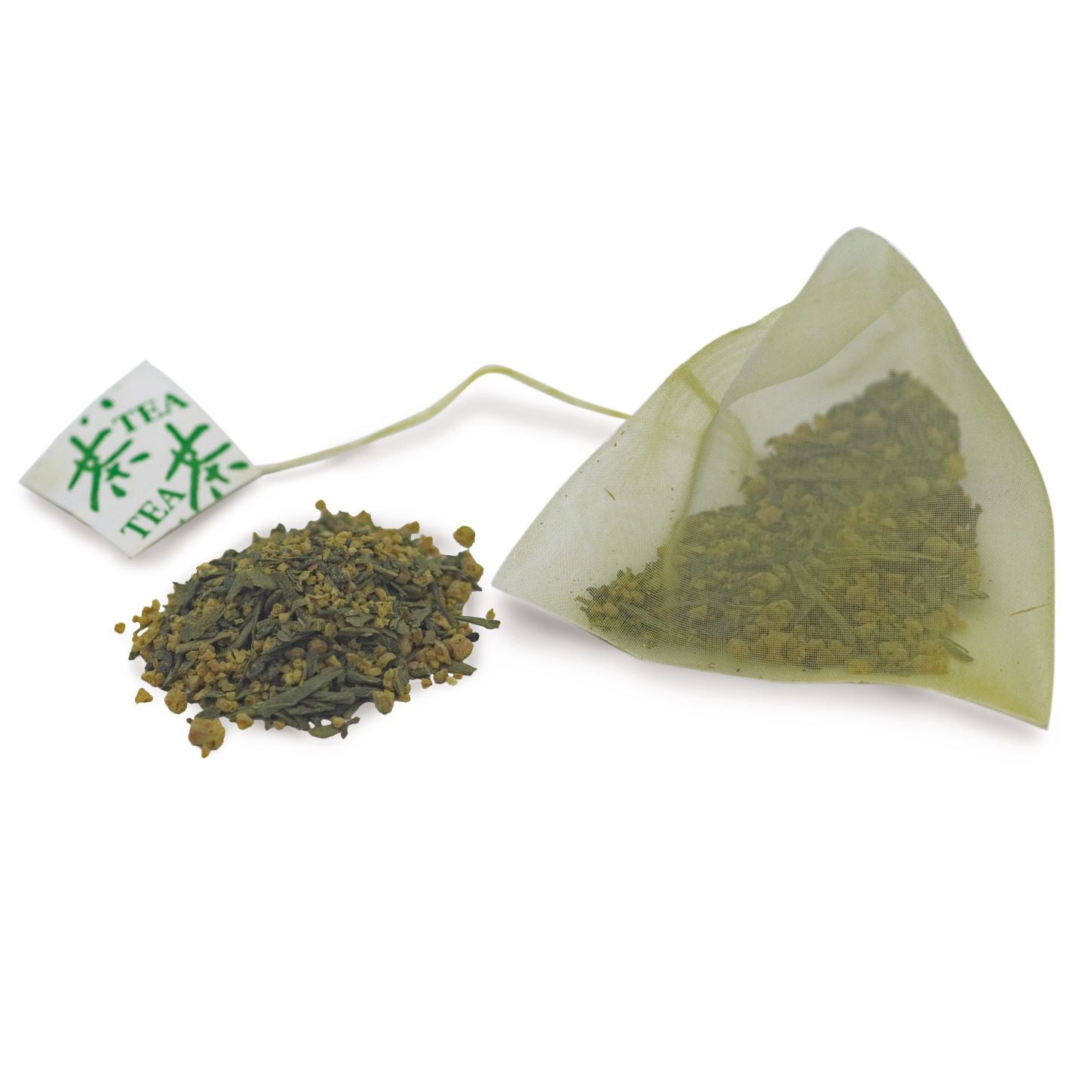 NAKED GREEN Organic Genmai-cha with Matcha (12 tea bags)
