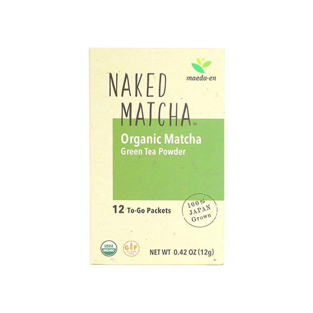 NAKED MATCHA Organic Matcha Green Tea Powder - 12pk.