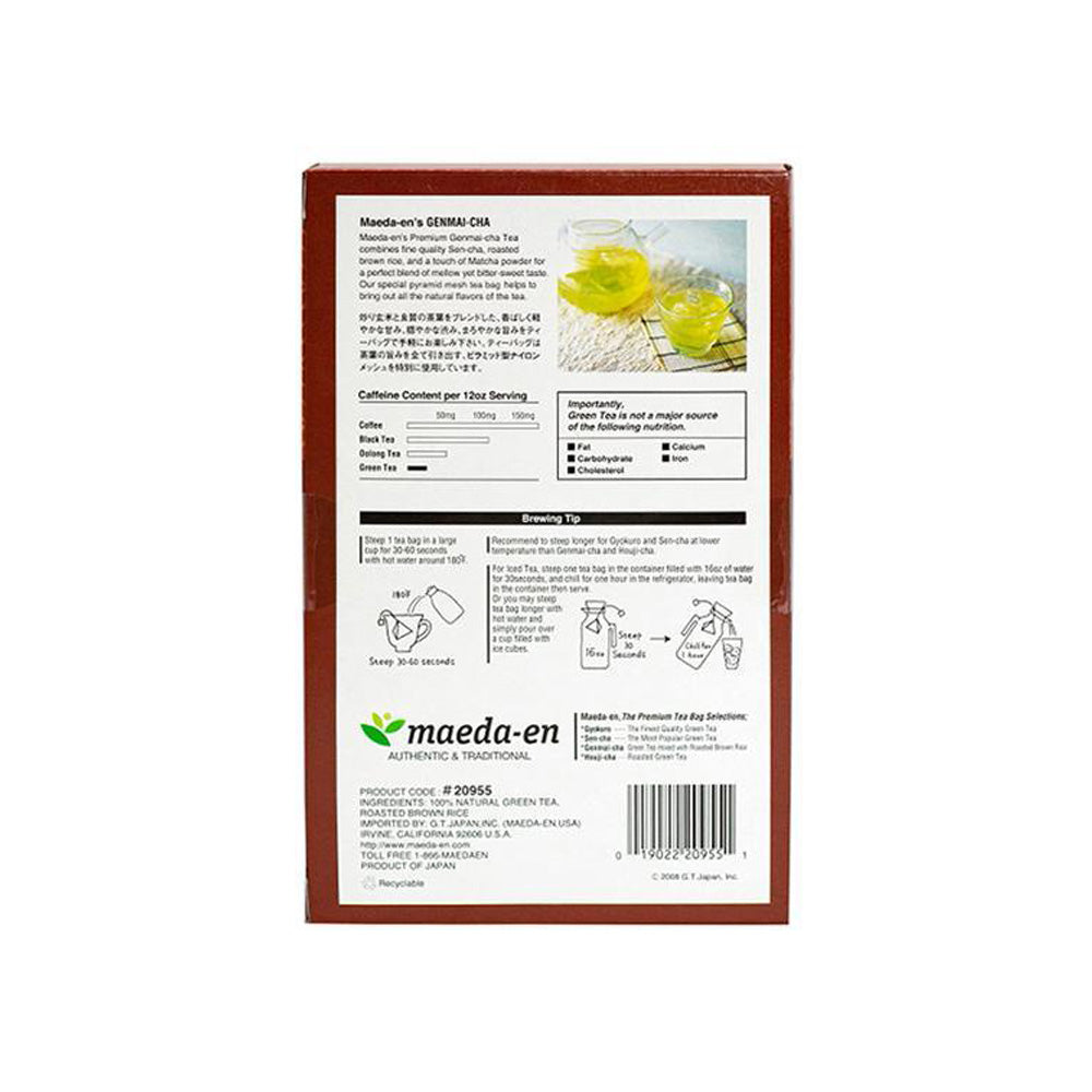 Premium Green Tea Tea bag Set - Sencha and Genmai-cha
