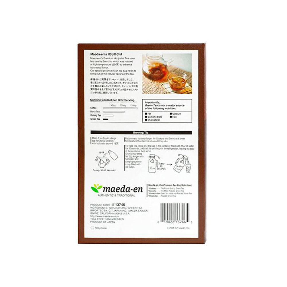 Premium Houji-cha Roasted Green Tea Tea Bags (10bags)