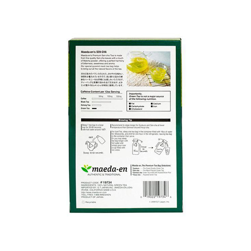 Premium Green Tea Tea bag Set - Sencha and Genmai-cha