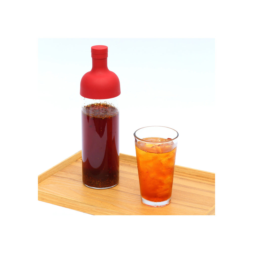 HARIO Cold Brew Tea Filter in Bottle (750ml Red)