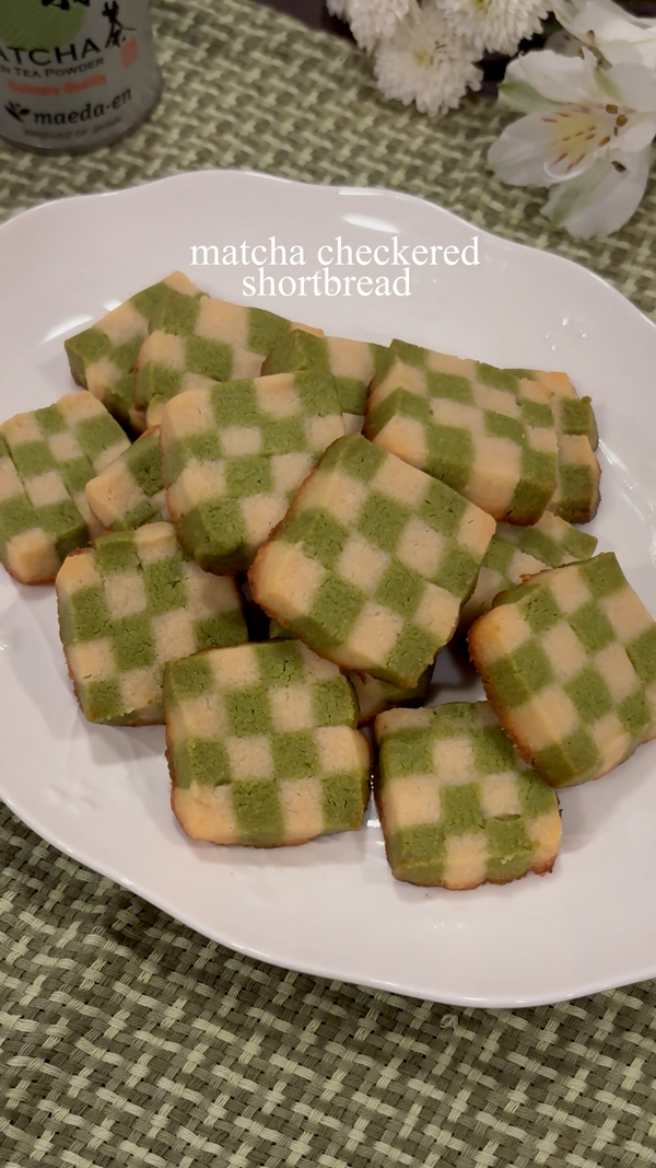Checkered Matcha Shortbread