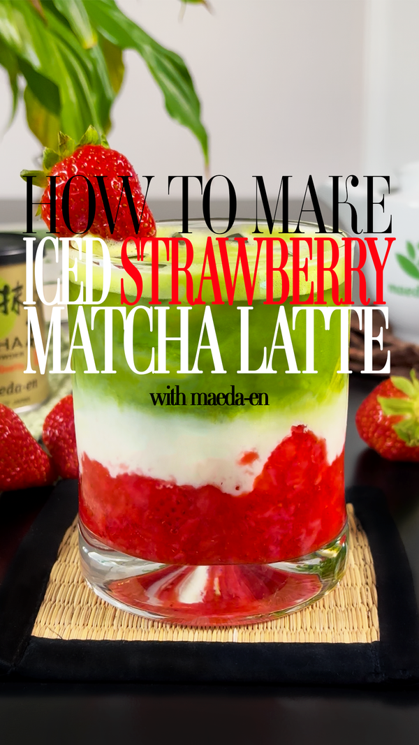 Iced Strawberry Matcha Latte