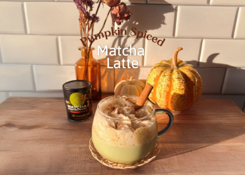 Pumpkin Spiced Matcha Latte