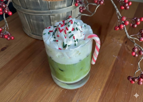 Peppermint Matcha Latte