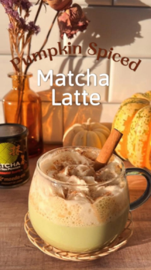 Pumpkin Spiced Matcha Latte