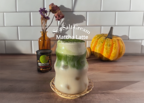Sea Salt Cream Matcha Latte