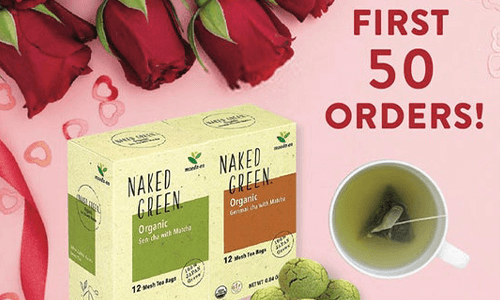 Buy 1 NAKED GREEN Organic Green Tea Tea Bag Gift Set and receive a Matcha Cookie Set!