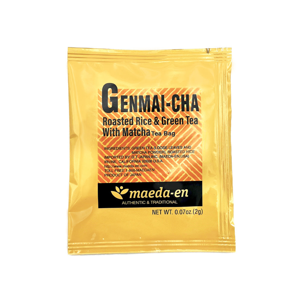 Premium Genmai-cha Green Tea/Roasted Rice with Matcha Tea Bags (50Bags)