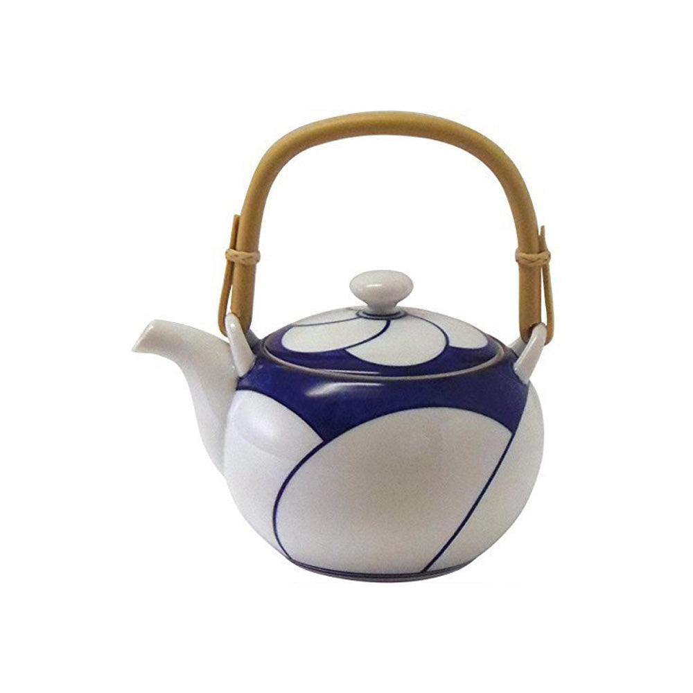 Hakusan Porcelain Nejiri Ume Tea Pot with Strainer – maeda-en