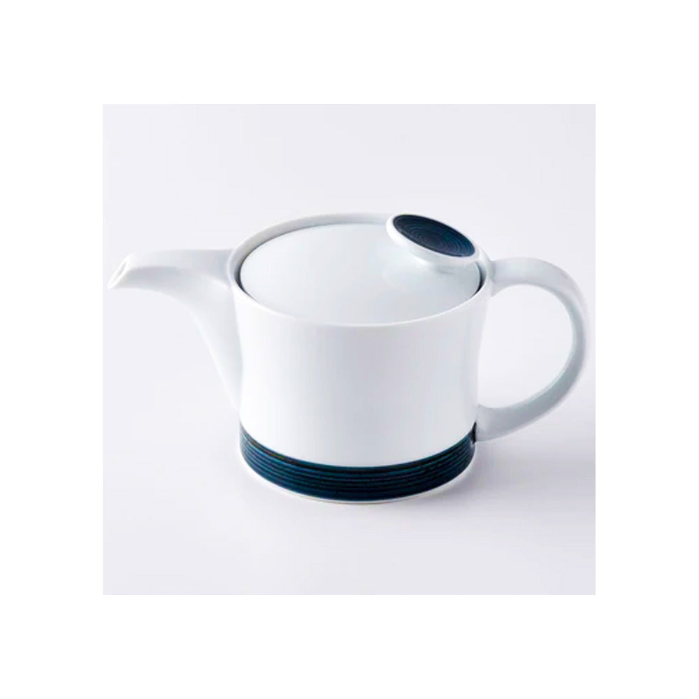 Hakusan Porcelain Asano Ito Indigo Tea Pot with Strainer