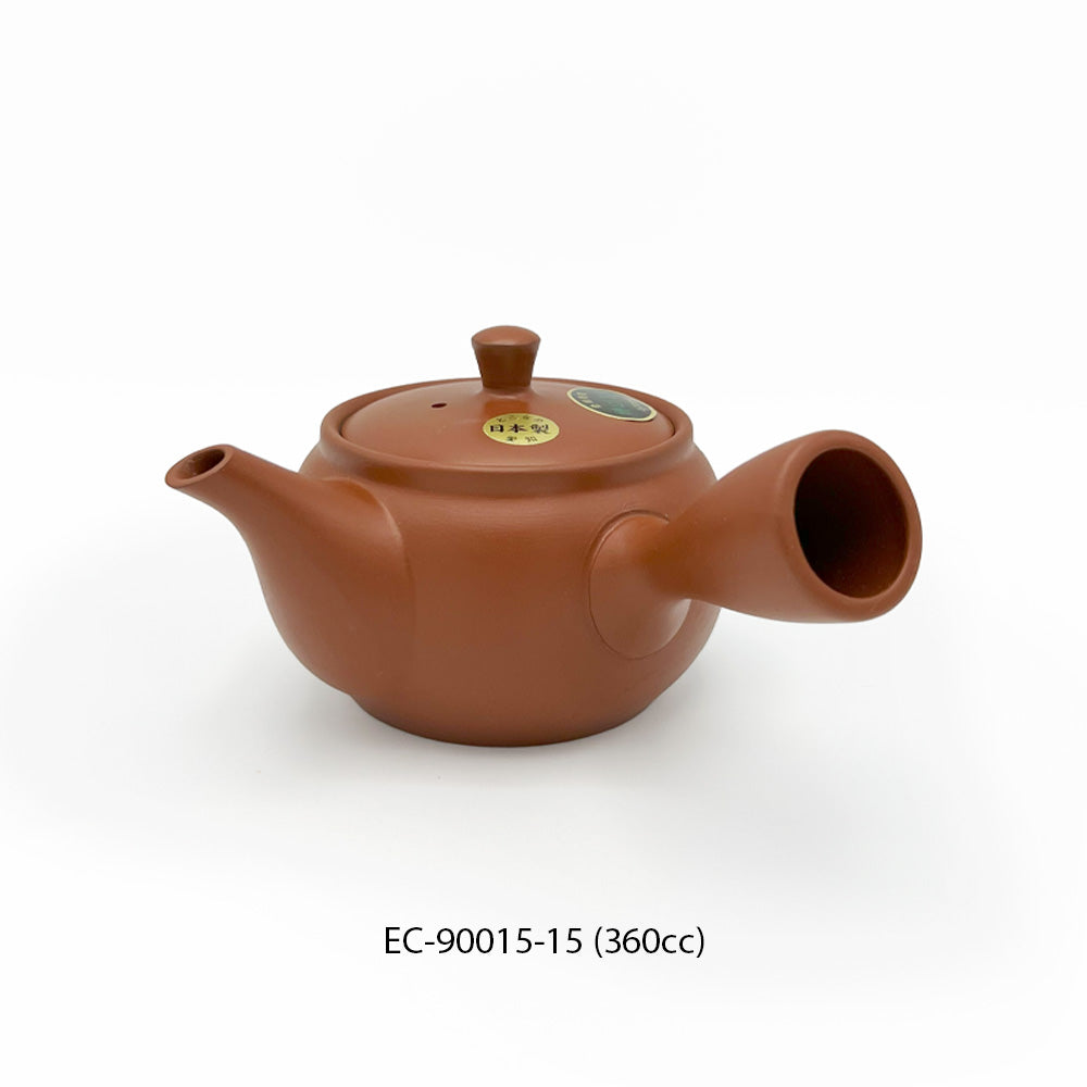 Teapot with Strainer Tokoname Style (10.8oz, 11.5oz, 12.2oz, 12.8oz)