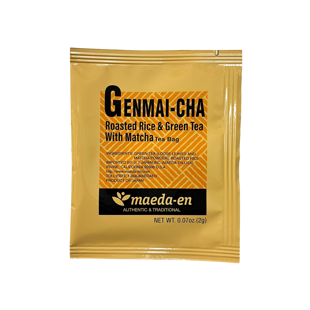 Premium Genmai-cha Green Tea/Roasted Rice with Matcha Tea Bags (50Bags)