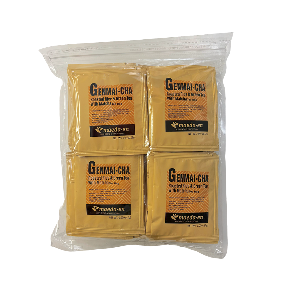 Premium Genmai-cha Green Tea/Roasted Rice with Matcha Tea Bags (50Bags)