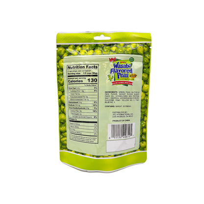 Hapi Wasabi Peas, Wasabi Flavored Green Peas in Resealable Bag, 4.23oz.