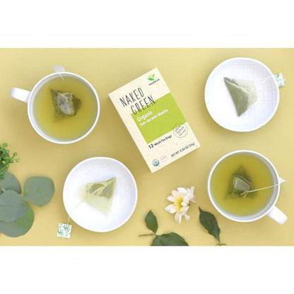 NAKED GREEN Organic Sen-cha with Matcha (12 tea bags)