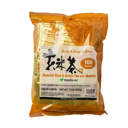 Genmai-cha with Matcha Tea Bags (100bags)