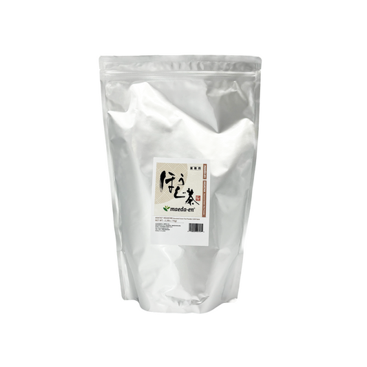 Bulk hojicha powder 1kg package, roasted green tea powder for latte and baking