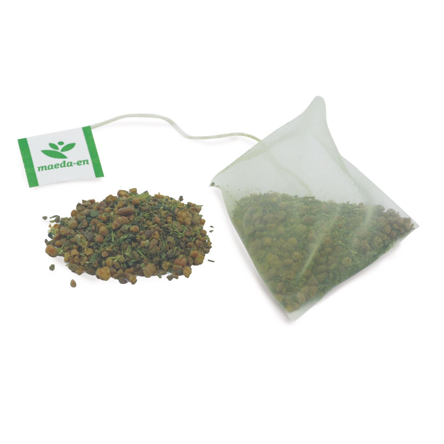 Premium Genmai-cha Roasted Rice Green Tea with Matcha Tea Bags (10Bags)