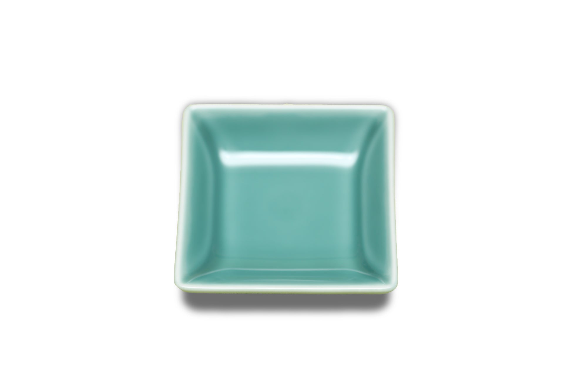 Hakusan Porcelain Shihou Square Plate Blue