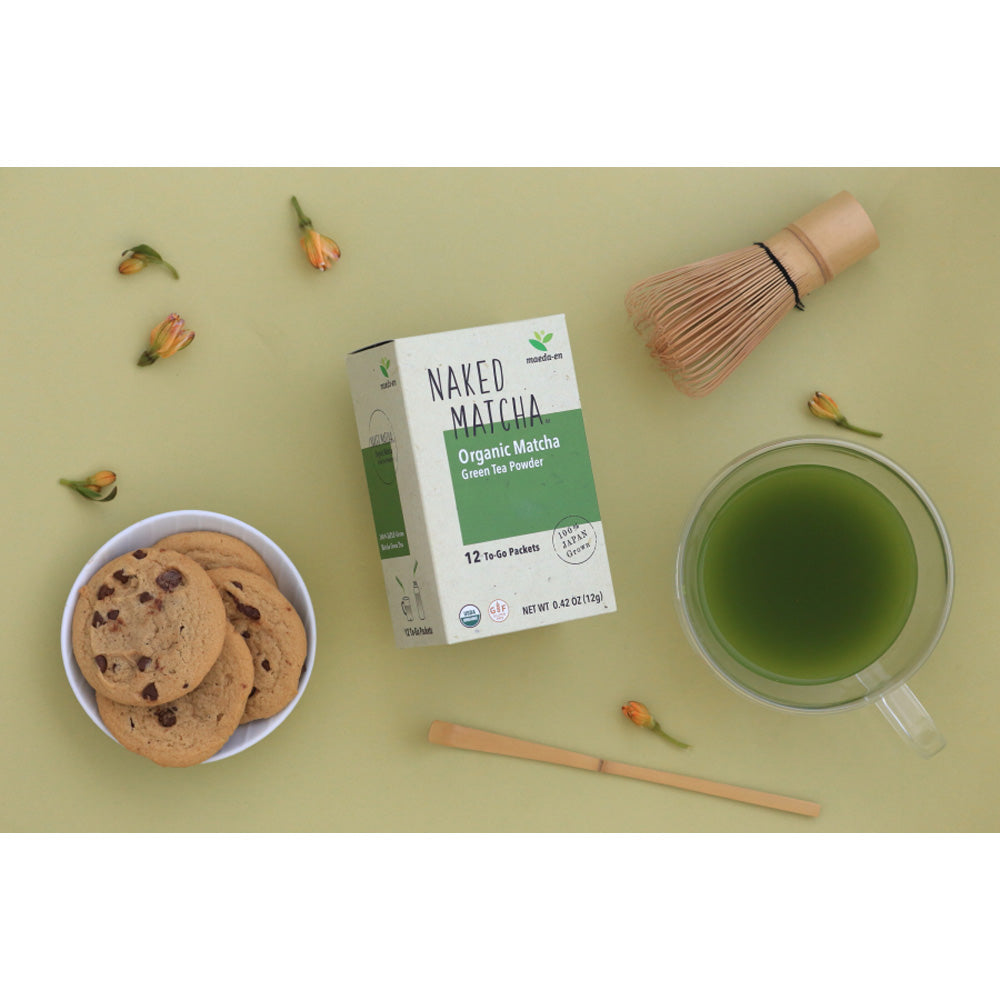 NAKED MATCHA Organic Matcha Green Tea Powder - 12pk.