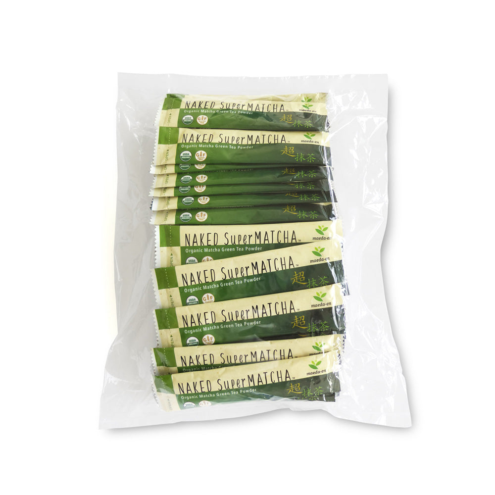 NAKED Super MATCHA Organic Matcha Green Tea Powder (BULK) - Stick 50pk.